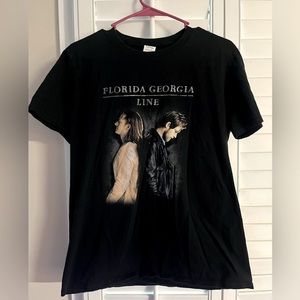 FGL FLORIDA GEORGIA LINE Official Tour Mens Band Graphic Tee T Shirt Sz Med